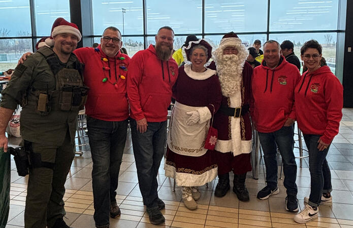 Toys for Town Wrapping Event